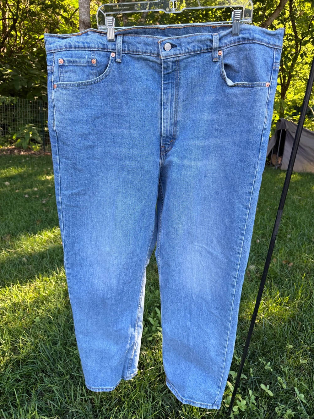 Vintage Levi's Jeans Men's 550 Relaxed Fit Straight Leg High Rise Denim 44x32